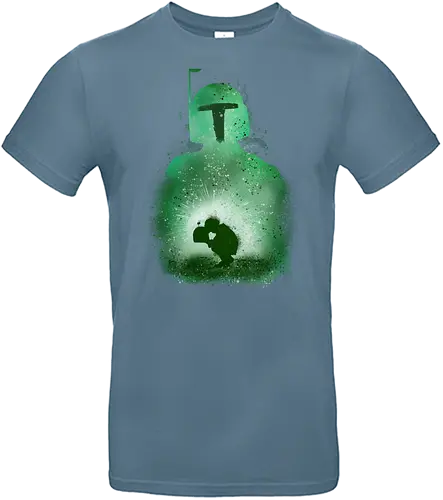 Rise of the Hunter - tv, scifi, space opera, bounty hunter, fett, boba, Mando, jango - Standard T-Shirt