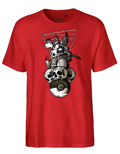 Evil Bone Monster - gaming, pocket, monster - Fairtrade T-Shirt
