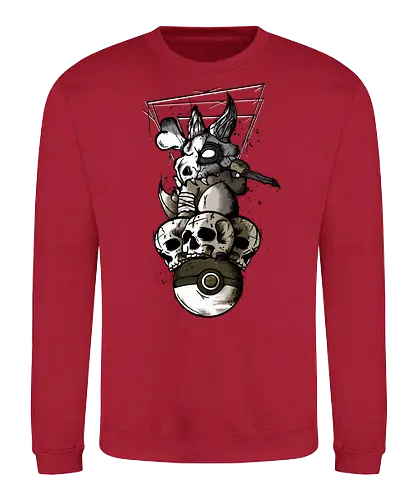 Evil Bone Monster - gaming, pocket, monster - Sweatshirt