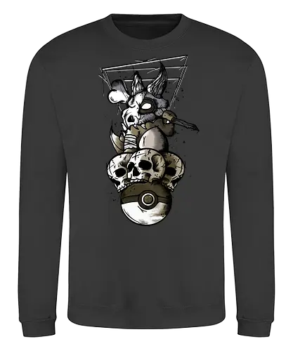 Evil Bone Monster - gaming, pocket, monster - Sweatshirt