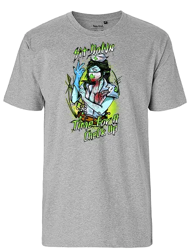 Time for a Check Up - Check-up, nurse, Betty - Fairtrade T-Shirt