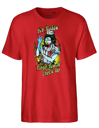 Time for a Check Up - Check-up, nurse, Betty - Fairtrade T-Shirt