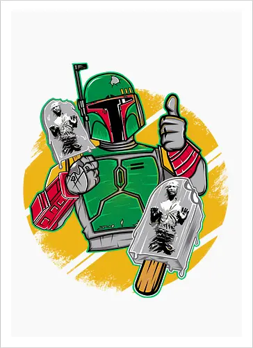 Boba Carbonite Ice Cream