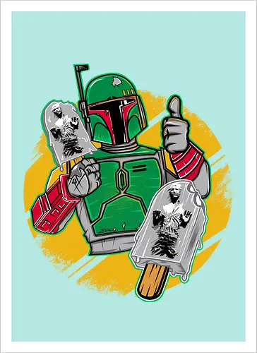 Boba Carbonite Ice Cream