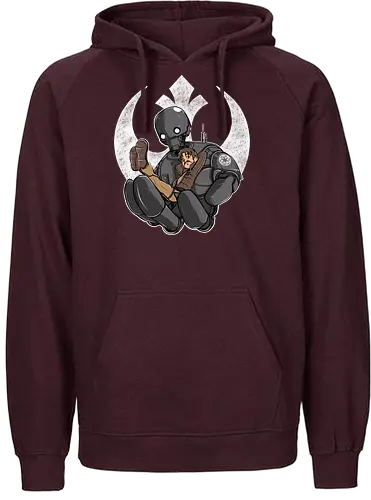Iron Rebel - space opera, rebel, science fiction, scifi - Fairtrade Hoodie