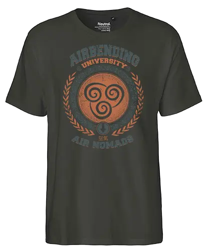 Airbending University - korra, aang, avatar, elemente, comic, zeichentrick, fantasy - Fairtrade T-Shirt