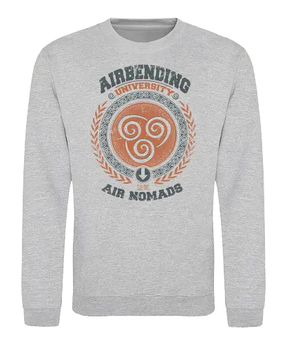 Airbending University - korra, aang, avatar, elemente, comic, zeichentrick, fantasy - Sweatshirt