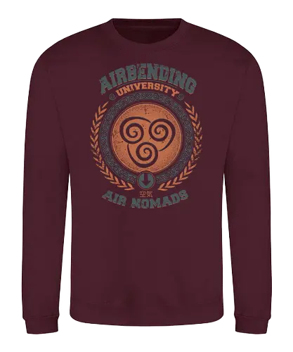 Airbending University - korra, aang, avatar, elemente, comic, zeichentrick, fantasy - Sweatshirt