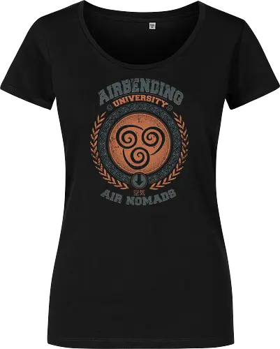 Airbending University - korra, aang, avatar, elemente, comic, zeichentrick, fantasy - Damen T-Shirt
