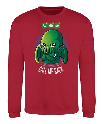 Call back Cthulhu - call of cthulhu, cthulhu, monster, lovecraft, necronomicon - Sweatshirt
