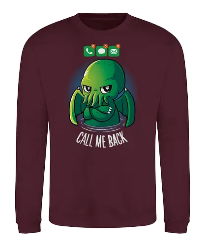 Call back Cthulhu - call of cthulhu, cthulhu, monster, lovecraft, necronomicon - Sweatshirt