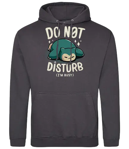 Do not disturb - Busy, sleep, chill, relax, pocket, monster, nap - Standard Hoodie