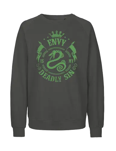 Envy is my sin - Sünde, Todsünde, anime, Neid, seven deadly sins - Fairtrade Sweatshirt