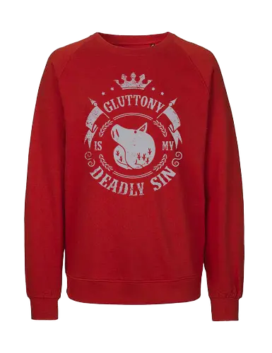 Gluttony is my sin - anime, Sünde, Todsünde, Völlerei, seven deadly sins - Fairtrade Sweatshirt