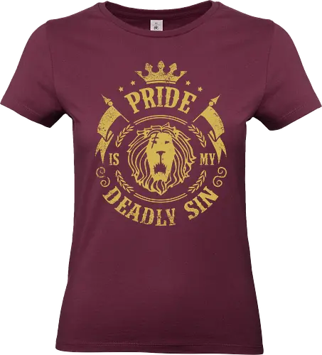 Pride is my sin