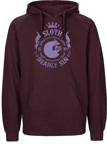 Sloth is my sin - Sünde, Todsünde, anime, faulheit, seven deadly sins - Fairtrade Hoodie