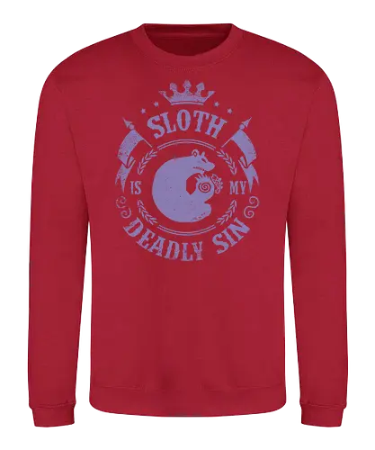 Sloth is my sin - Sünde, Todsünde, anime, faulheit, seven deadly sins - Sweatshirt