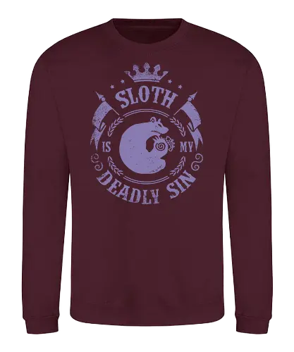 Sloth is my sin - Sünde, Todsünde, anime, faulheit, seven deadly sins - Sweatshirt