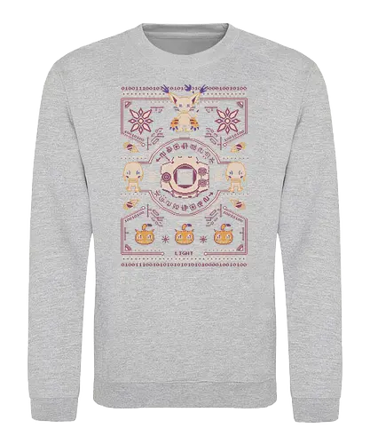 Light Christmas - christmas, weihnachten, digital, monster, licht, Ugly christmas swter - Sweatshirt