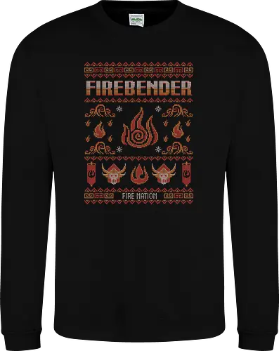 Firebender Christmas Sweater