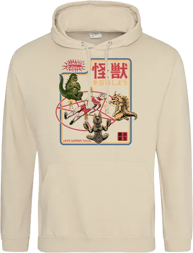Let's summon Kaiju - ouija, beschwören, satan, kaiju, monster, summon, dark, goth, pentagram, candles - Standard Hoodie