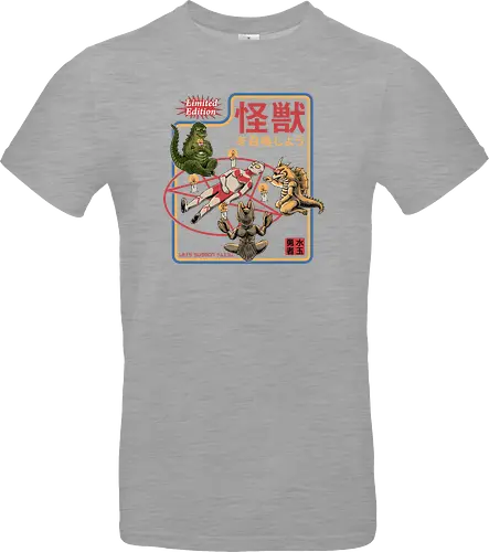 Let's summon Kaiju - ouija, beschwören, satan, kaiju, monster, summon, dark, goth, pentagram, candles - Standard T-Shirt