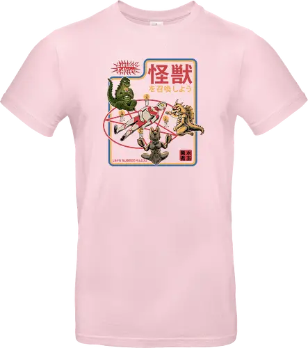Let's summon Kaiju - ouija, beschwören, satan, kaiju, monster, summon, dark, goth, pentagram, candles - Standard T-Shirt