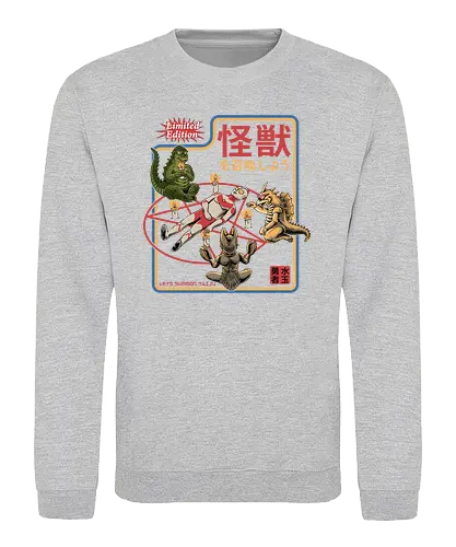 Let's summon Kaiju - ouija, beschwören, satan, kaiju, monster, summon, dark, goth, pentagram, candles - Sweatshirt