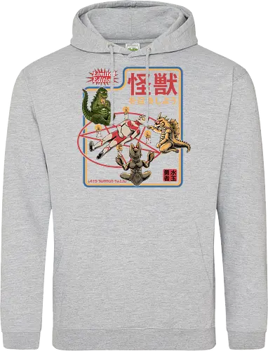 Let's summon Kaiju - ouija, beschwören, satan, kaiju, monster, summon, dark, goth, pentagram, candles - Standard Hoodie