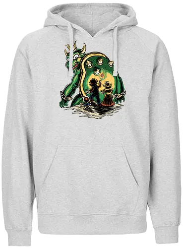 The Last Battle - mario, turtle, princess, plumber, klempner, videogames, classic, retro, castle, schloss, kampf, battle - Fairtrade Hoodie