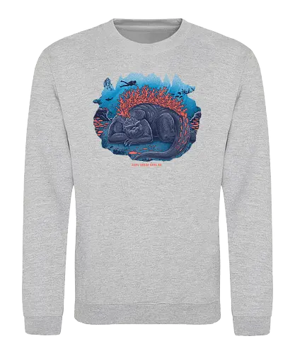 Save Coral - coral, koralle, nature, meer, natur, diving, water, climate, s, ocn, ozn - Sweatshirt
