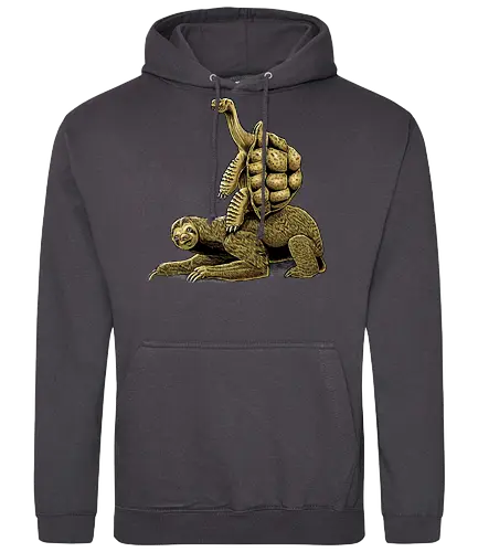 Slow Bros - sloth, faultier, schildkröte, turtle, slow, langsam, cute, süß, niedlich - Standard Hoodie