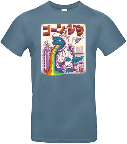 Unizilla - unicorn, einhorn, rainbows, regenbogen, glitzer, glitter, glimmer, kaiju, monster - Standard T-Shirt