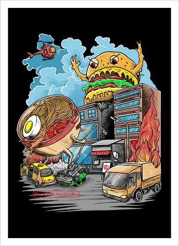 Burger vs Ramen