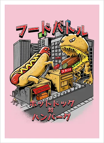 Burger vs Hotdog