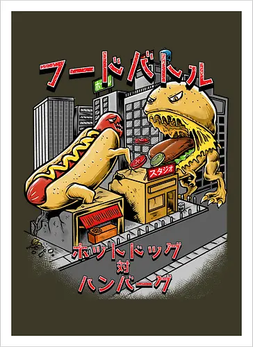 Burger vs Hotdog