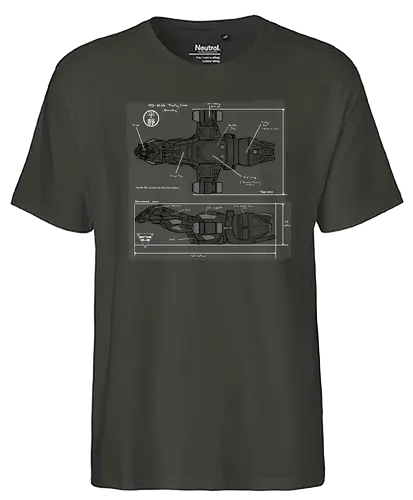 Blueprint - firefly, serenity, tvshows, josswheedon, scifi - Fairtrade T-Shirt