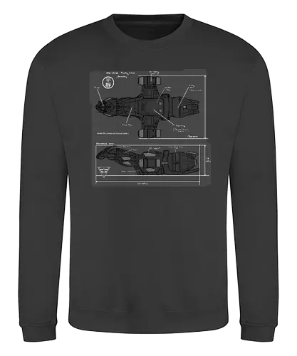 Blueprint - firefly, serenity, tvshows, josswheedon, scifi - Sweatshirt