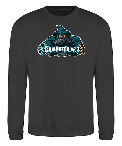 Computer Wiz - computer, reparatur, wizard, zauberer, computerproblem, lösung - Sweatshirt