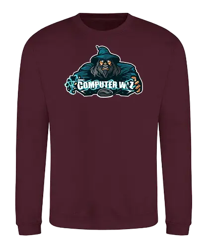 Computer Wiz - computer, reparatur, wizard, zauberer, computerproblem, lösung - Sweatshirt