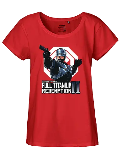 Full Titanium Redemption - robocop, 80s, action, dystopie, movie, classic, scifi - Fairtrade Girl Shirt