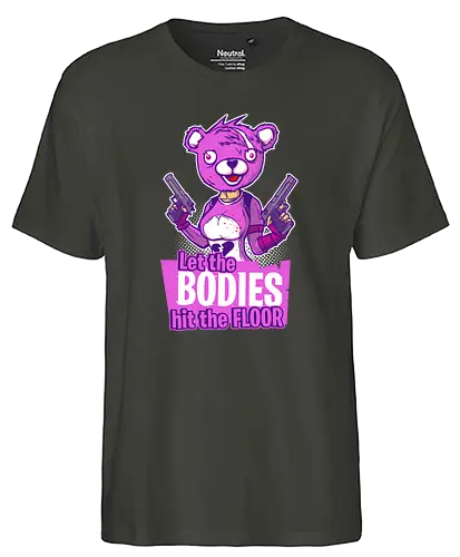 Bodies - fortnite, game, gaming, pink, fun, shooter, br - Fairtrade T-Shirt