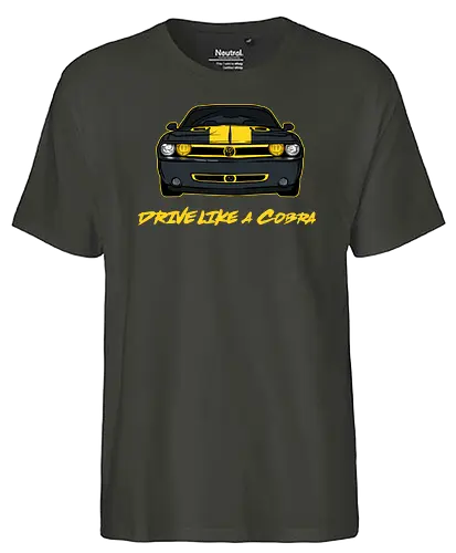 Cobra Driver - serie, myagi, cobra kai, Dojo, karate, car, mashup - Fairtrade T-Shirt