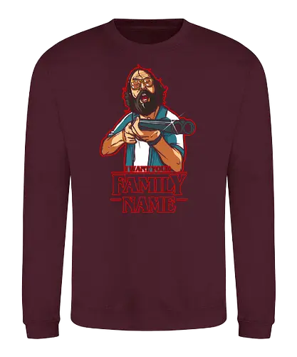 Family Name - serie, stranger kids, bingewatching - Sweatshirt