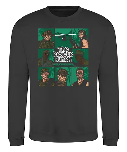 The Rescue Bunch - film, predator, 80s, army - Sweatshirt