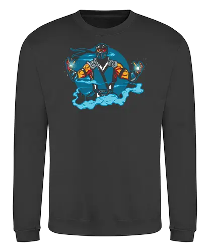 Winter Warrior - gaming, sub zero, mortal, kombat, bt em up - Sweatshirt