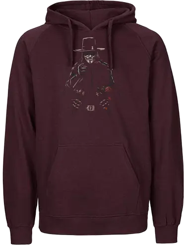 Never Forget - vendetta, guy fawkes, mask, movie, anonymous - Fairtrade Hoodie