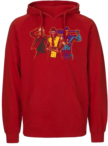 Yearbook Photo - villain, bösewicht, mortal, kombat, ghost, rider, skull - Fairtrade Hoodie