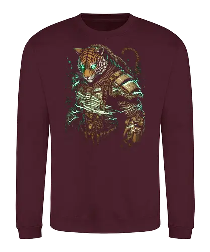 cyber tyger - tiger, cyberpunk, scifi - Sweatshirt
