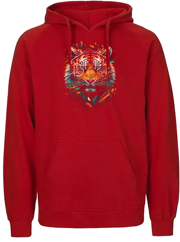 cf1019 - tiger, art - Fairtrade Hoodie
